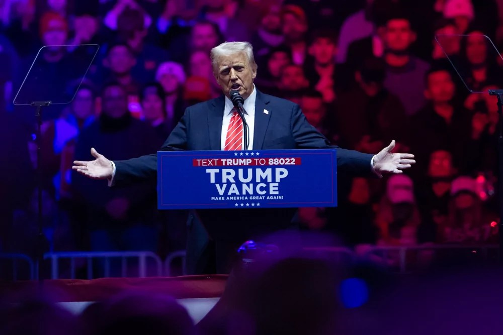 Trump promises ‘iron dome missile defense shield’ and to get ‘wokeness’ out of military