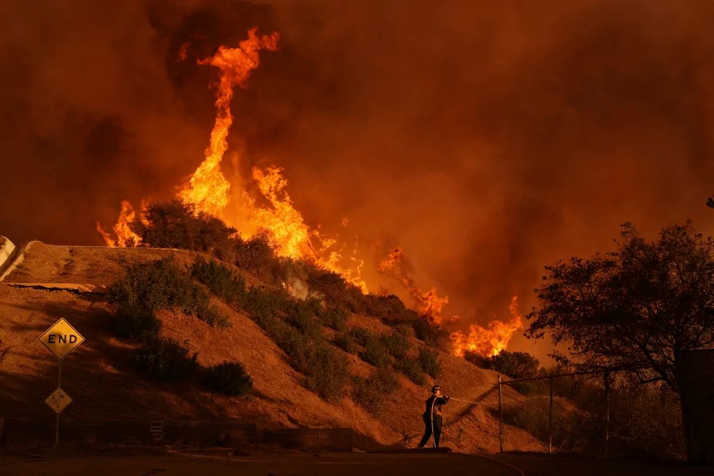 California wildfires death toll rises to 24 with ‘strong winds’ expected Monday