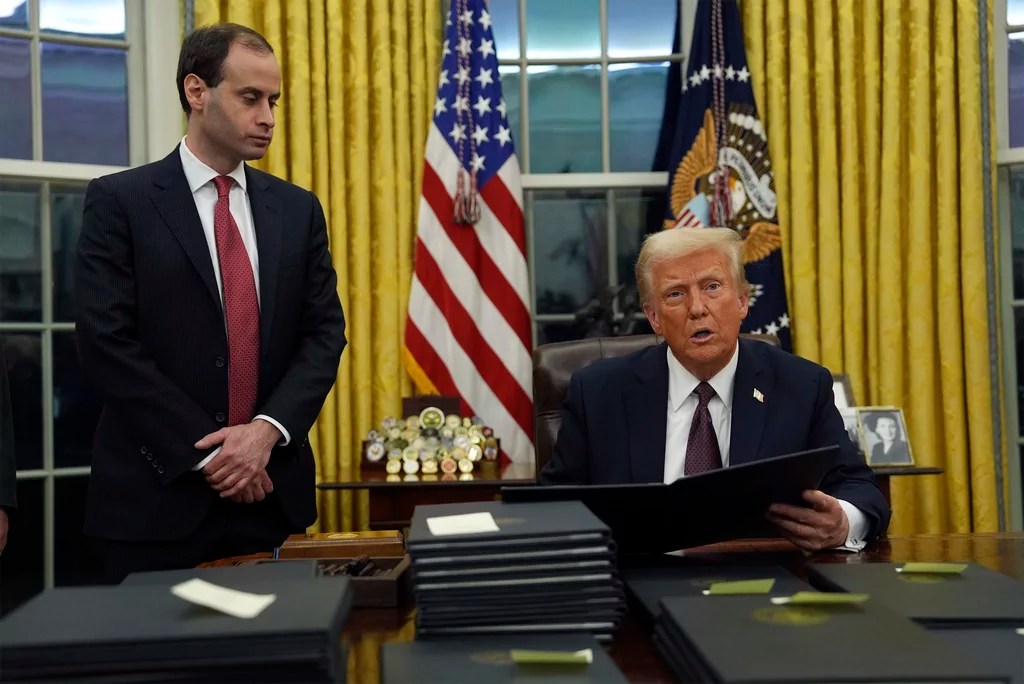 Trump said 25% tariffs against Canada and Mexico will go into effect Feb 1