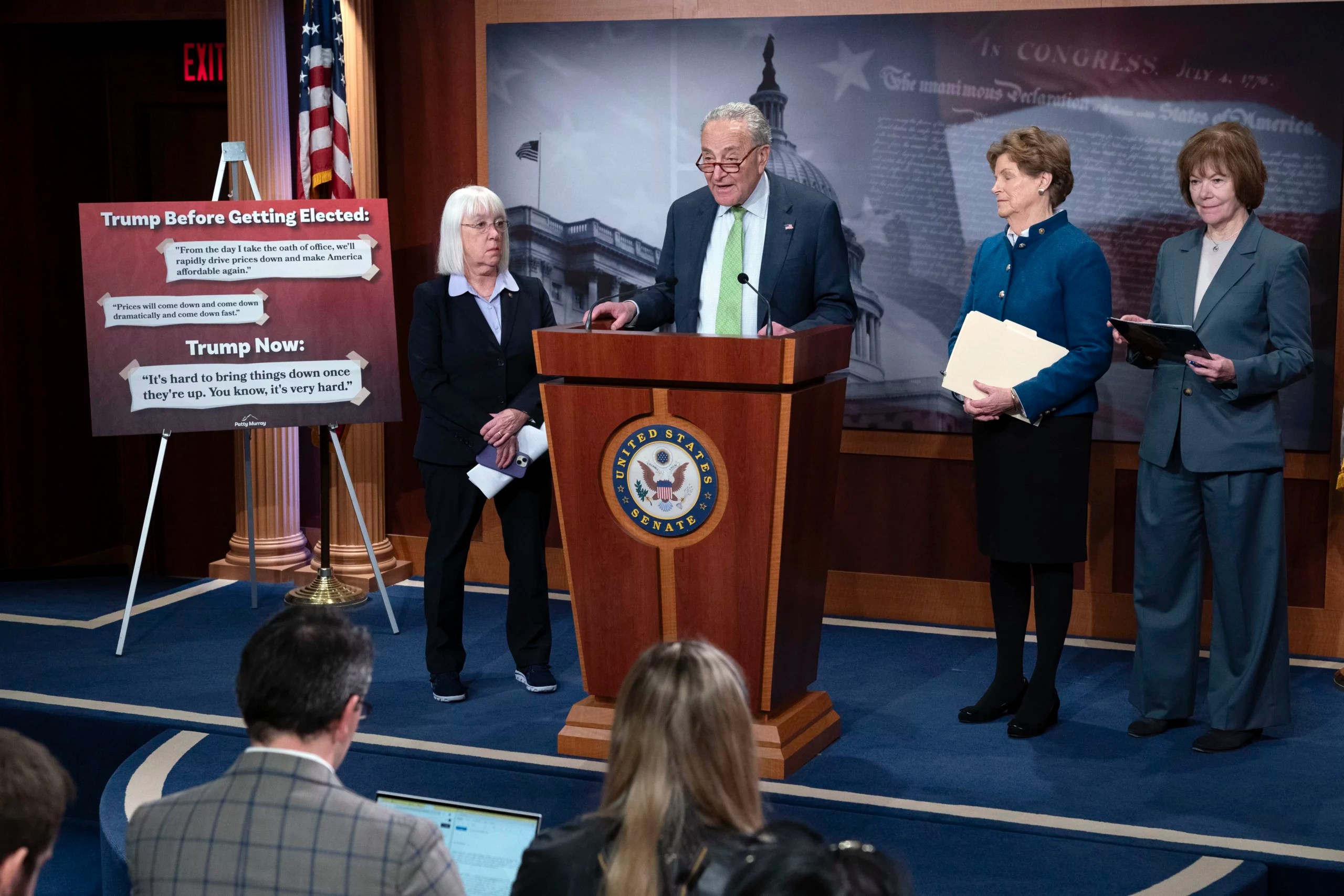 Senate Democrats condemn Trump’s Jan. 6 pardons in new resolution 
