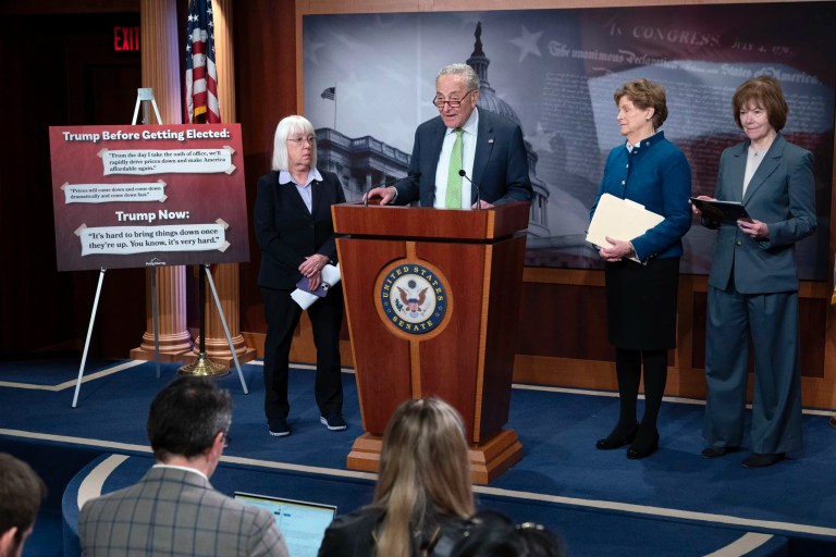 Senate Democrats condemn Trump’s Jan. 6 pardons in new resolution 