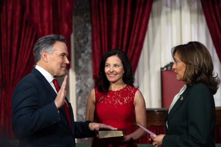 New senator David McCormick vows to keep both feet on the ground