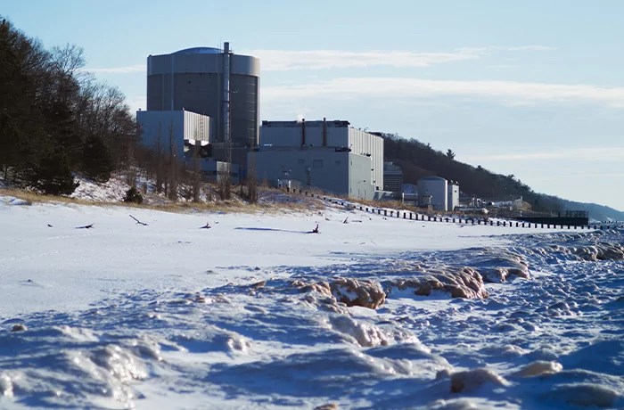 Palisades Nuclear Plant in Covert Township, Michigan.