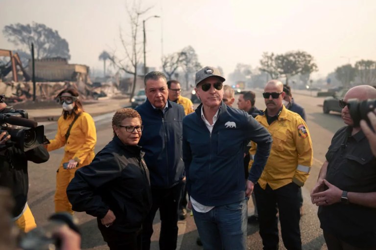 Newsom promises to cut environmental red tape that could slow fire recovery