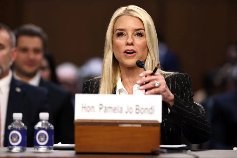 Senate advances Trump attorney general nominee Pam Bondi