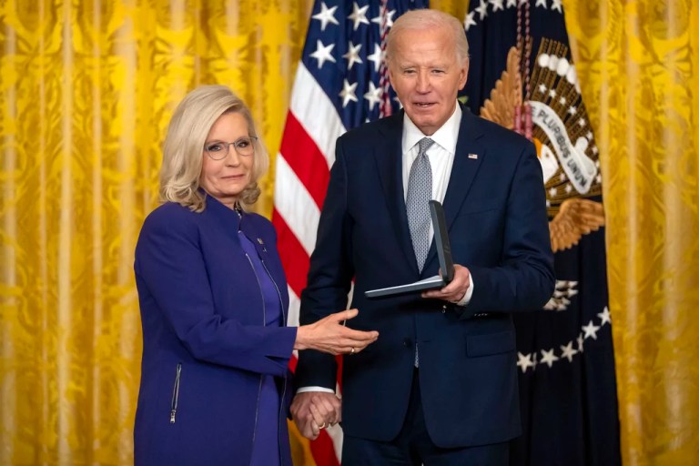 Biden awards Liz Cheney Presidential Citizens Medal in White House ceremony