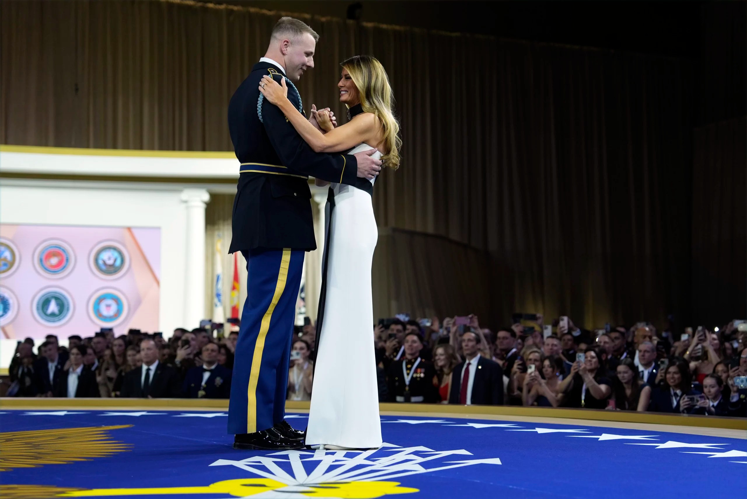US sergeant ‘overwhelmed with joy’ during inaugural dance with Melania Trump