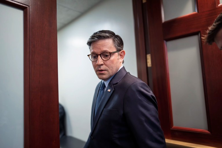 Mike Johnson blames Biden administration ‘dereliction’ after terrorist attack