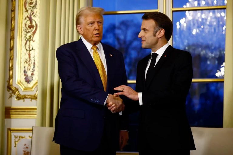 Trump blasts ‘publicity seeking’ Macron for giving incorrect reason he left G7 summit