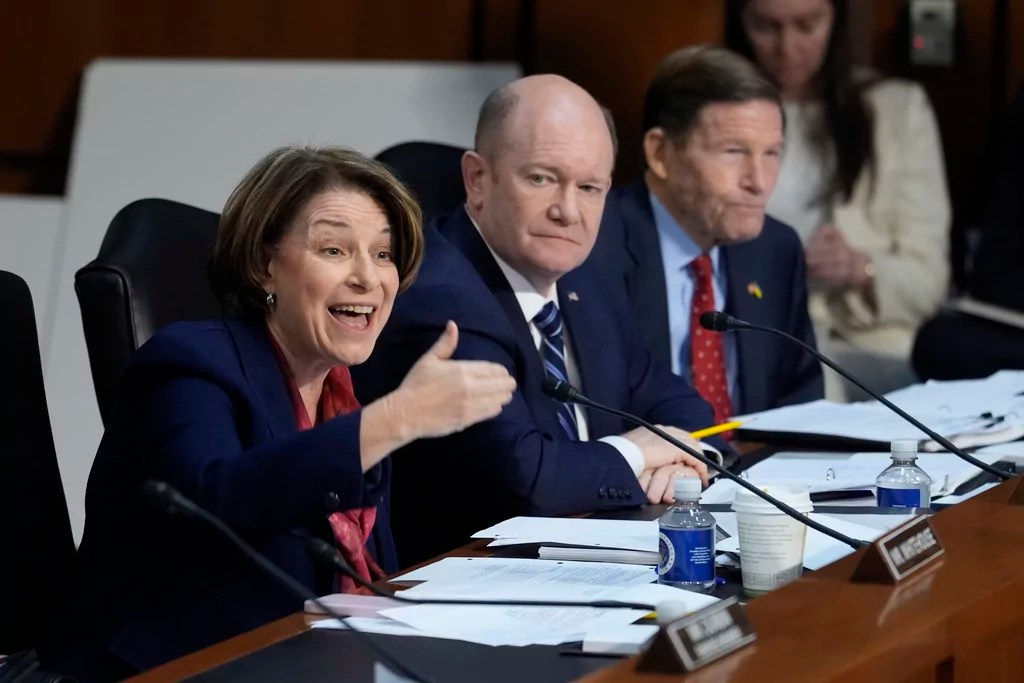 Kash Patel hearing devolves into shouting match after Amy Klobuchar goes over time