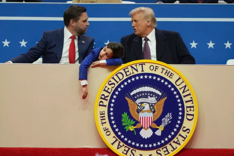 Vance’s ‘totally adorable’ young children charm inauguration viewers