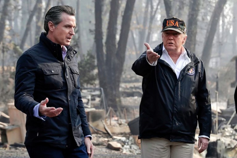 Trump’s OMB pick grilled over California wildfire aid