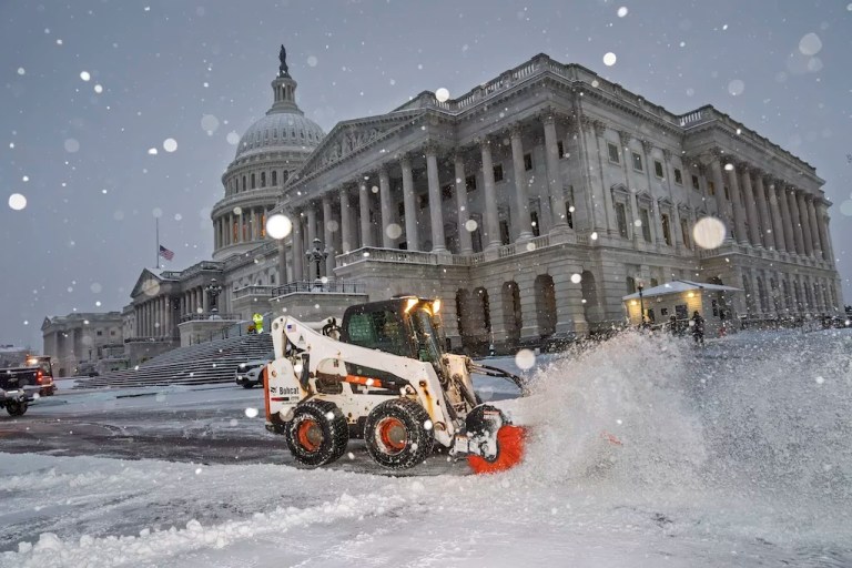 DC shuts down due to snow as Congress prepares to certify election