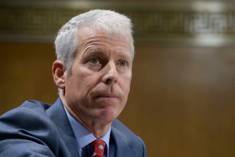 Chris Wright, President-elect Donald Trump's nominee for secretary of energy, testifies during a Senate Committee on Energy and Natural Resources hearing for his pending confirmation on Capitol Hill, Wednesday, Jan. 15, 2025, in Washington.