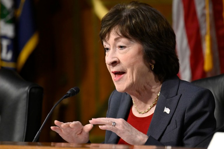 Susan Collins challenges Trump’s withholding of Congress-approved funds