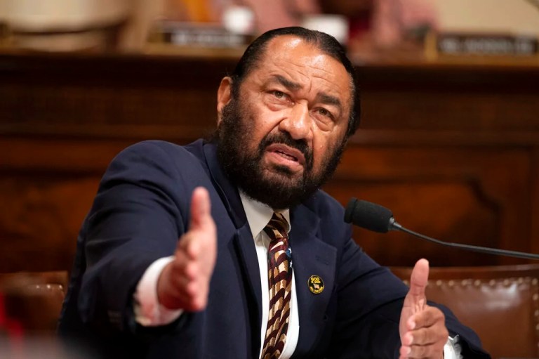 Rep. Al Green (D-TX), a member of the House Subcommittee on Intelligence and Counterterrorism, speaks during a hearing on 