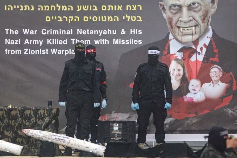Hamas hands over the bodies of four dead Israeli hostages