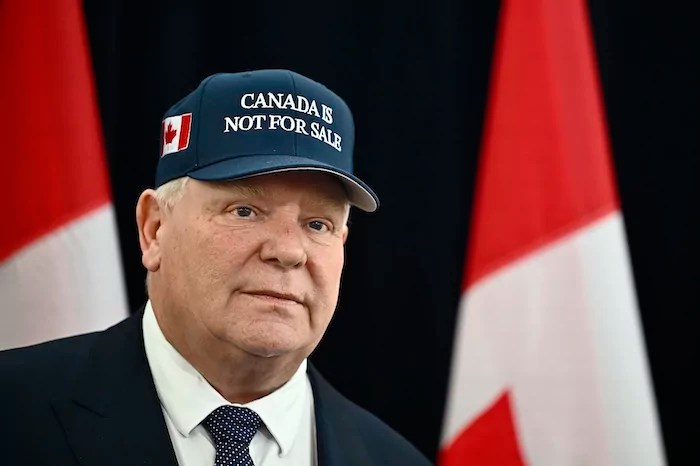 Ontario leader bars province from entering contracts with American companies