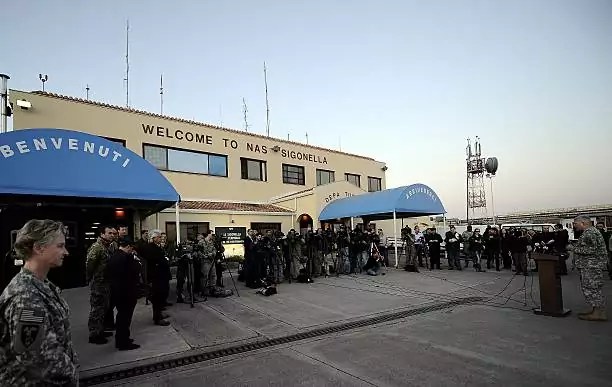 Naval air station put under lockdown and shelter-in-place order