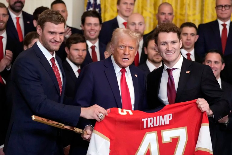 Trump compares Florida Panthers Stanley Cup run to his 2024 campaign