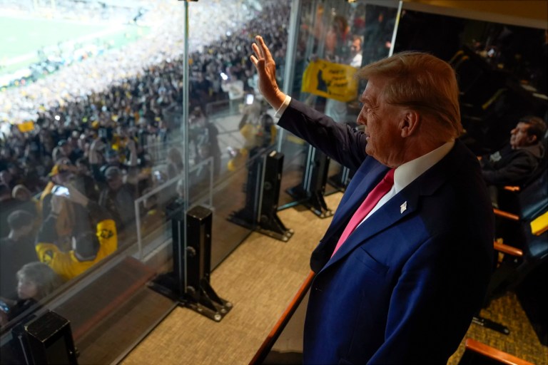 Trump to become first sitting president to attend Super Bowl