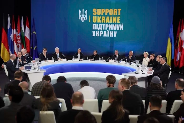 European leaders honor third anniversary of war in Ukraine