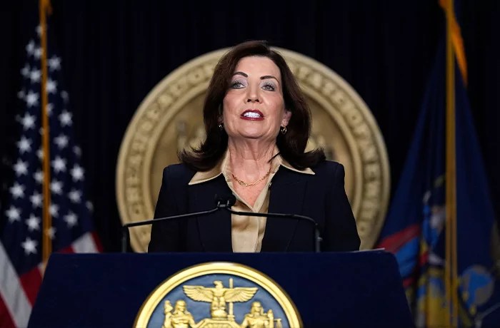 Kathy Hochul, up for reelection in 2026, faces a fight from Republicans and, possibly, fellow Democrats