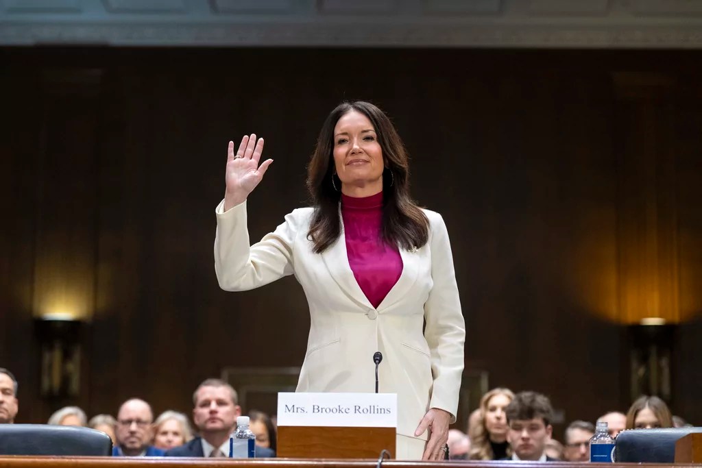 Brooke Rollins confirmed as Trump’s agriculture secretary with bipartisan support