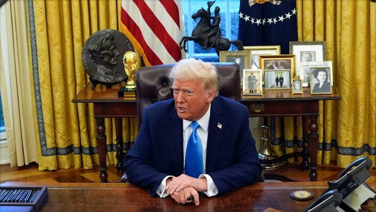 President Donald Trump backed the idea of sending violent U.S. criminals to foreign prisons as opposed to U.S. jails.