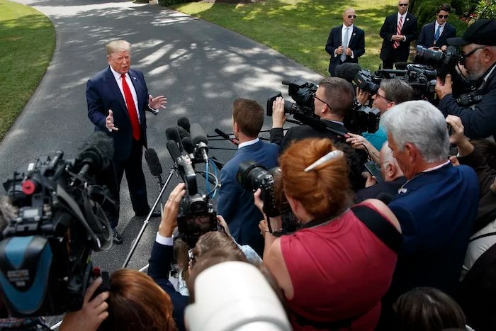 Trump threatens to sue journalists using anonymous sources