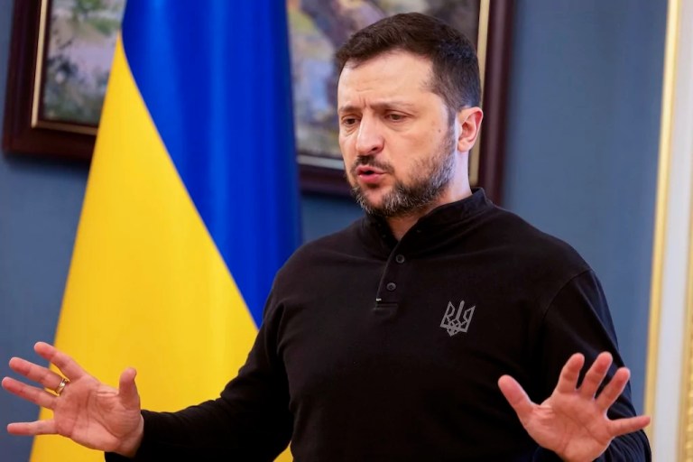Zelensky spars with Trump after he blames Ukraine for war