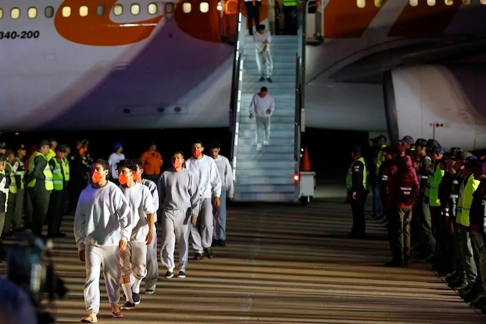 Trump clears out Guantanamo Bay, flies immigrant detainees back to Venezuela