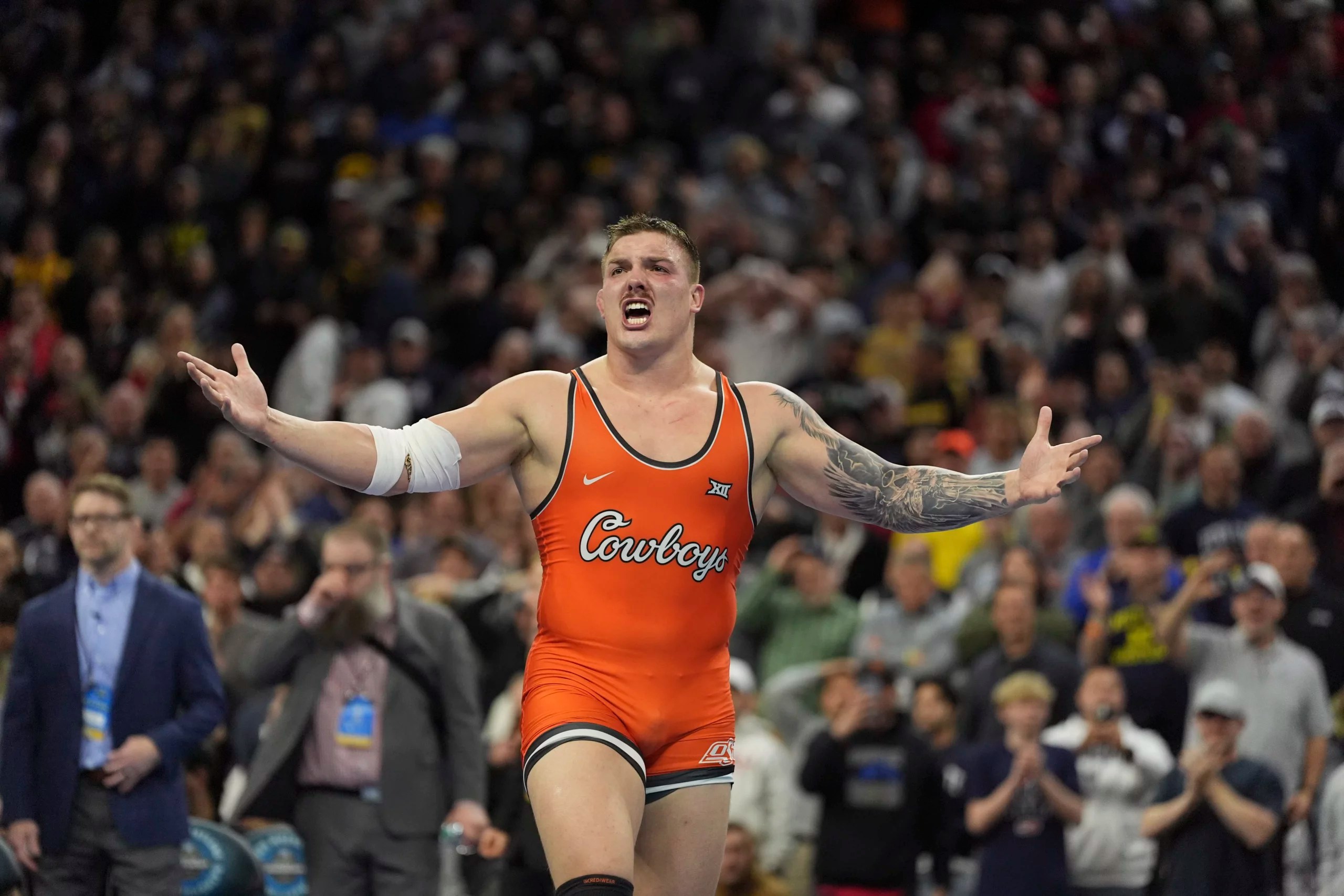 NCAA wrestling national champion will never forget Trump’s presence at ‘historic’ victory