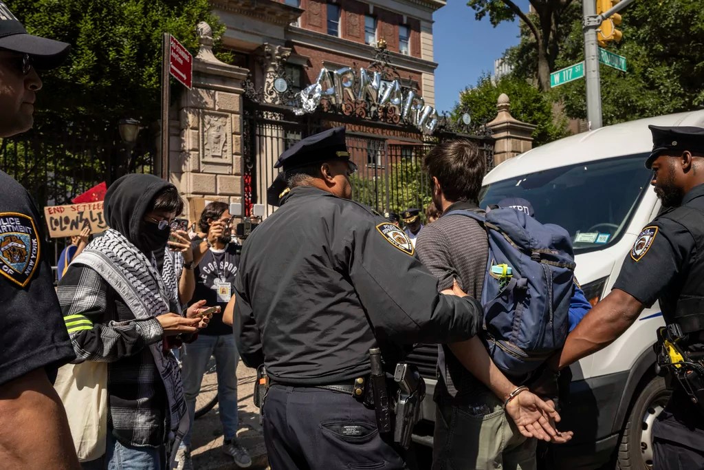 Anti-Israel protests escalate at Barnard College as students storm school library