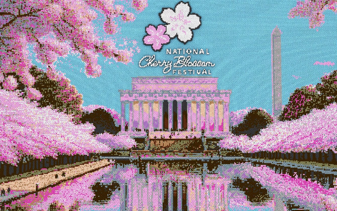 Cherry blossoms bloom at LEGO Discovery Center for annual festival in DC