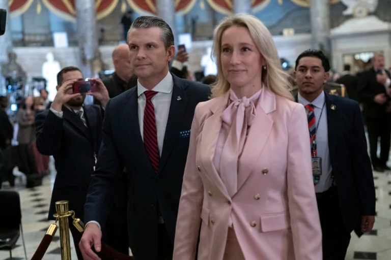 Pete Hegseth under fire for bringing wife to meetings with foreign military officials