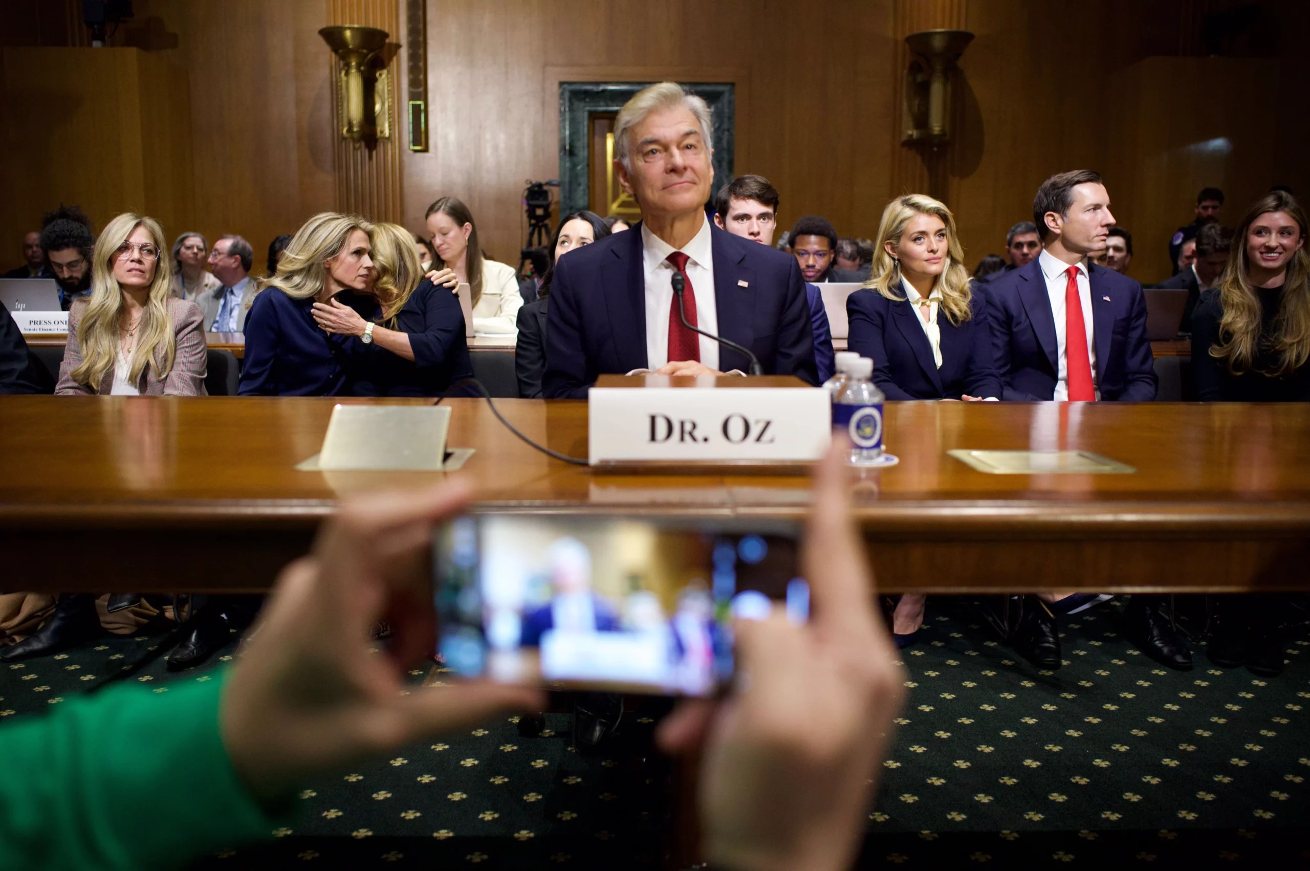 Dr. Mehmet Oz testified before the Senate Finance Committee on March 14, 2024 (Graeme Jennings, Washington Examiner)