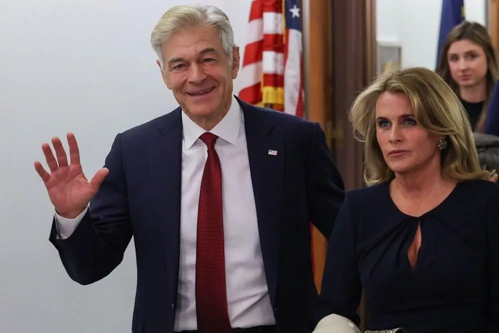 Dr. Mehmet Oz testified before the Senate Finance Committee on March 14, 2024 (Graeme Jennings, Washington Examiner)