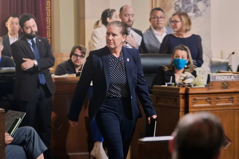 Fired Los Angeles fire chief loses reinstatement bid after denying Karen Bass’s allegations