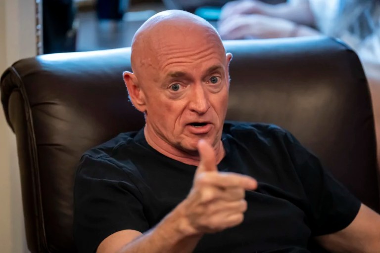 Sen. Mark Kelly (D-AZ) is one of many Democrats distancing themselves from Elon Musk's Tesla electric vehicles.