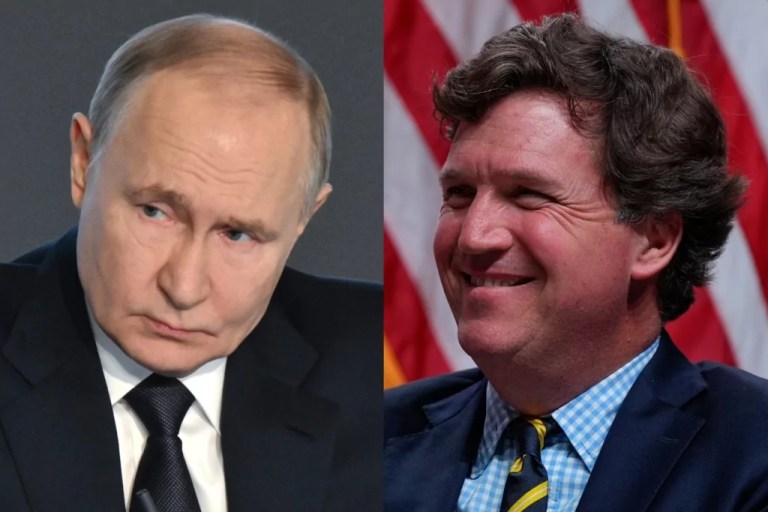 Tucker Carlson argues Russia is ‘thriving’ under Putin despite war