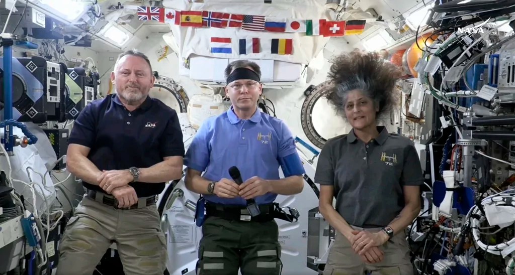 Trump tells astronauts stranded in space: ‘We’re coming up to get you’