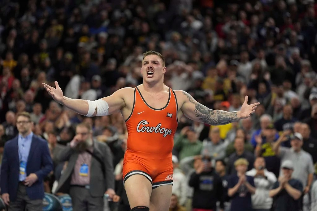 Air Force 2nd Lt salutes Trump after historic upset at NCAA wrestling championship: ‘Won him that national title’