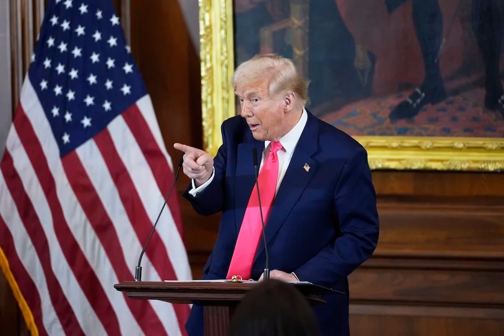 WATCH LIVE: Trump delivers remarks at the Justice Department
