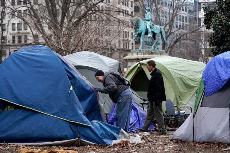 Trump calls on Bowser to clean up DC encampments