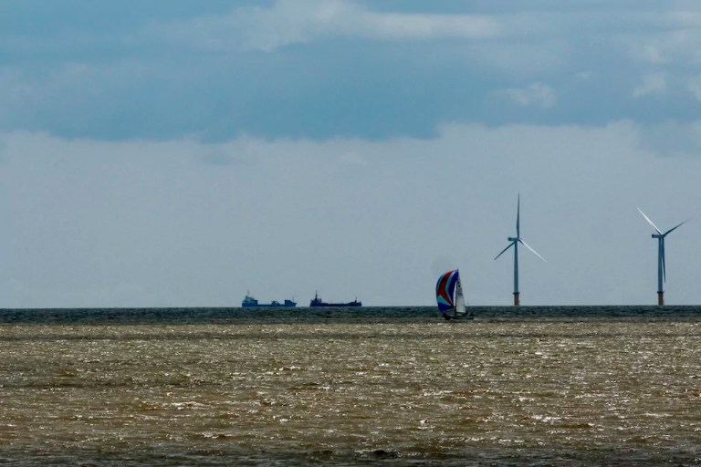 Crews safe in fiery North Sea collision between vessels