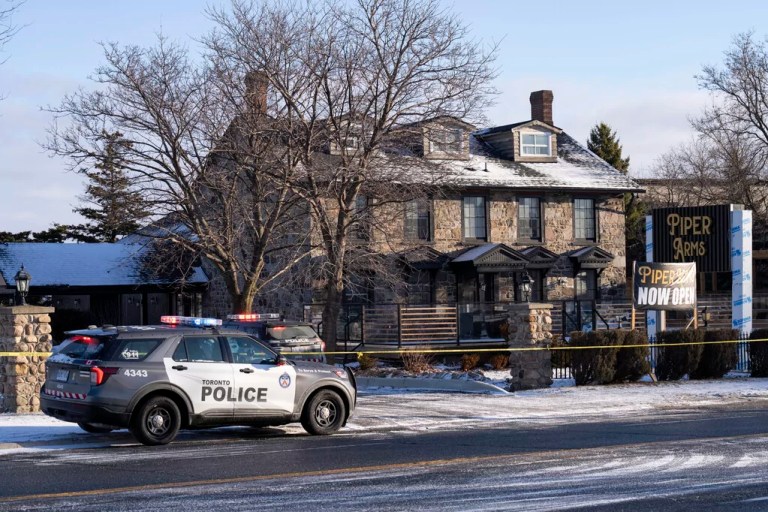 12 people wounded by 3 men shooting randomly at Toronto pub customers, police say