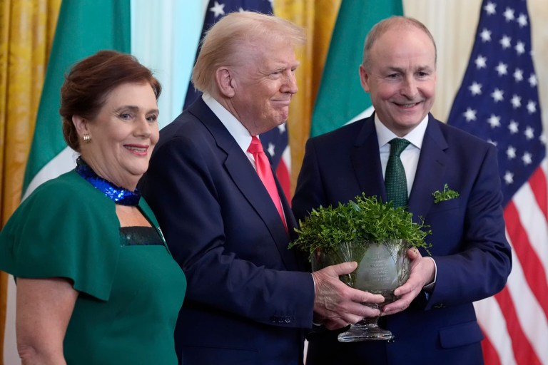 Dual ‘land mines’ of tariffs and war complicate Irish leader’s White House visit