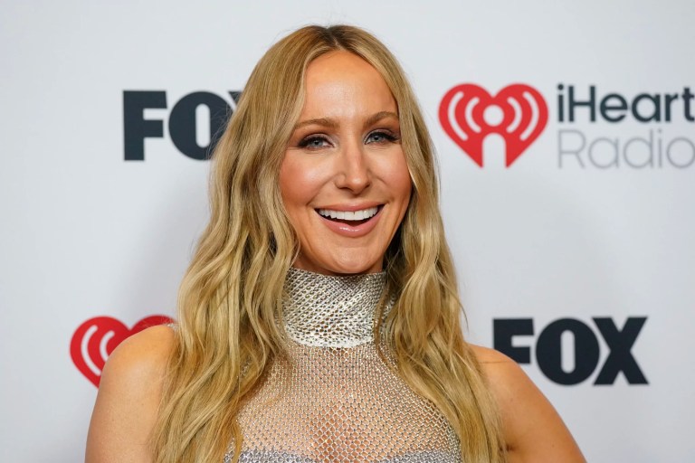 Nikki Glaser arrives at the iHeartRadio Music Awards, Monday, March 17, 2025, at the Dolby Theatre in Los Angeles.