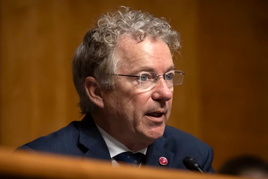 Committee chairman Sen. Rand Paul, R-Ky., speaks during a hearing of the Senate Committee on Homeland Security and Governmental Affairs on Capitol Hill, Thursday, April 3, 2025, in Washington.